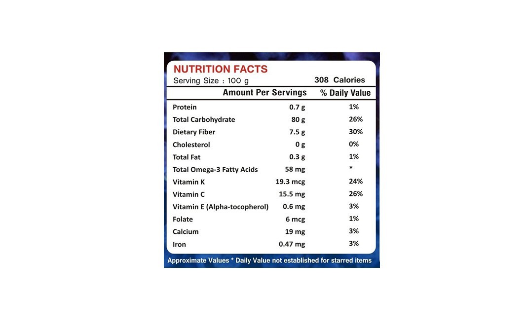 Wonderelements Dried Blueberries    Pack  150 grams